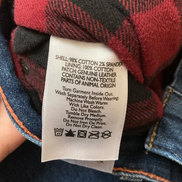 Eddie Bauer Flannel Lined Jeans Size 32x30 - Picture 12 of 15